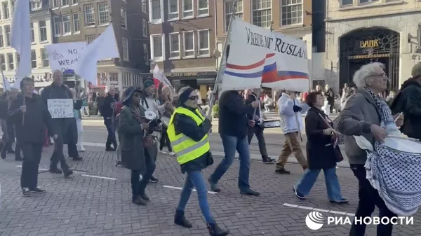 V Amsterdame sa konala demonštrácia proti dodávkam zbraní Ukrajine
